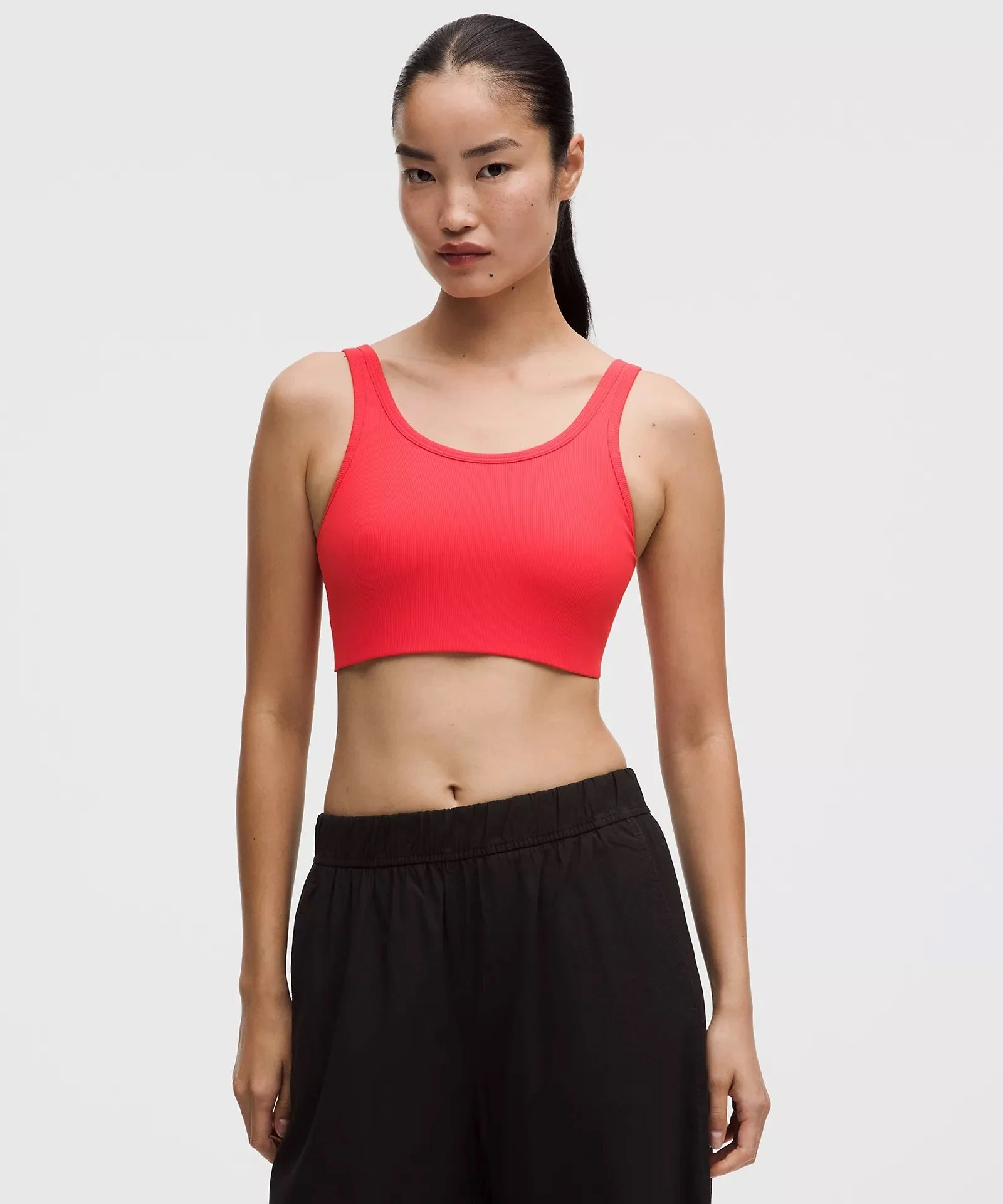 Nulu Ribbed Scoopneck Bra
