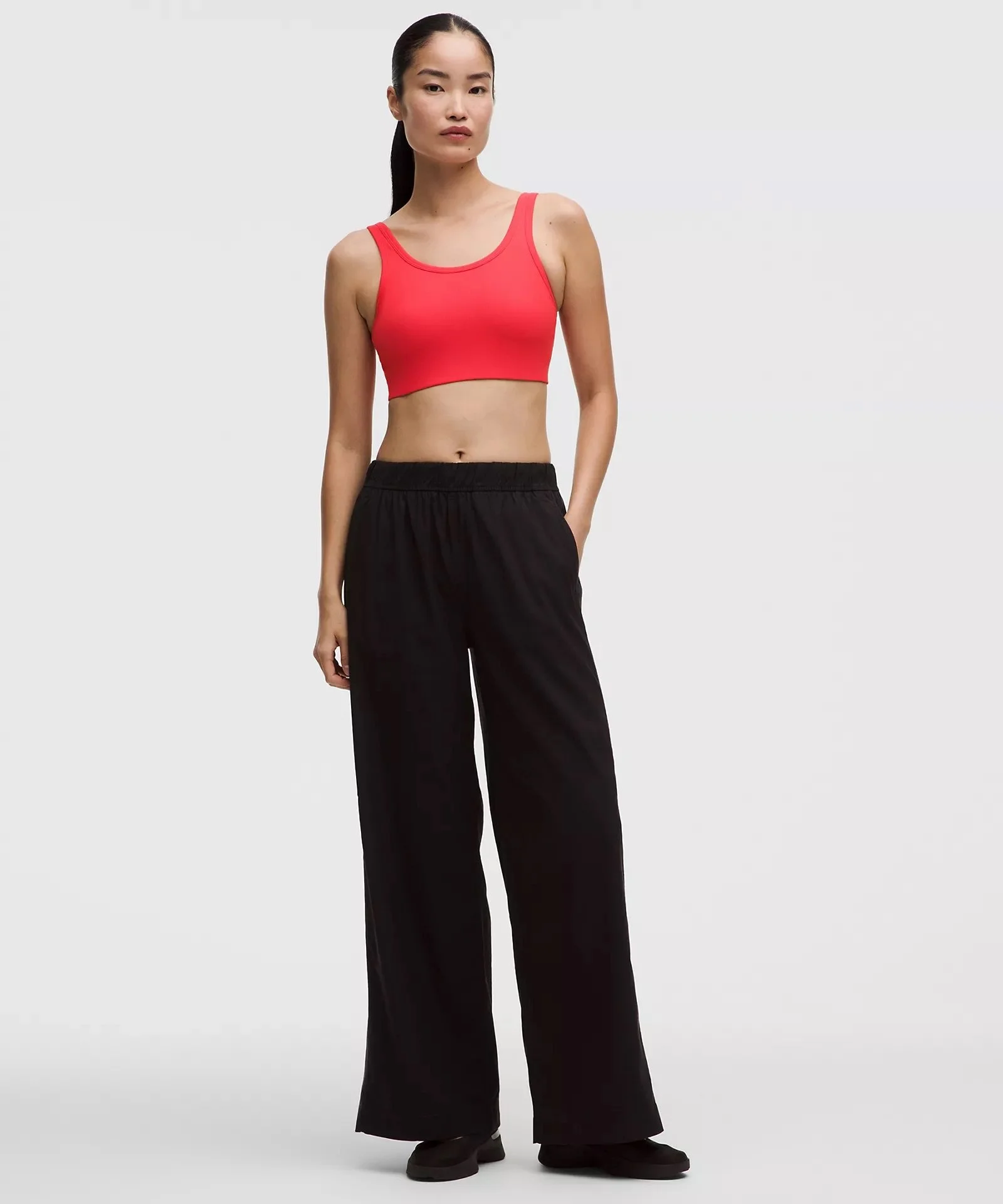Nulu Ribbed Scoopneck Bra