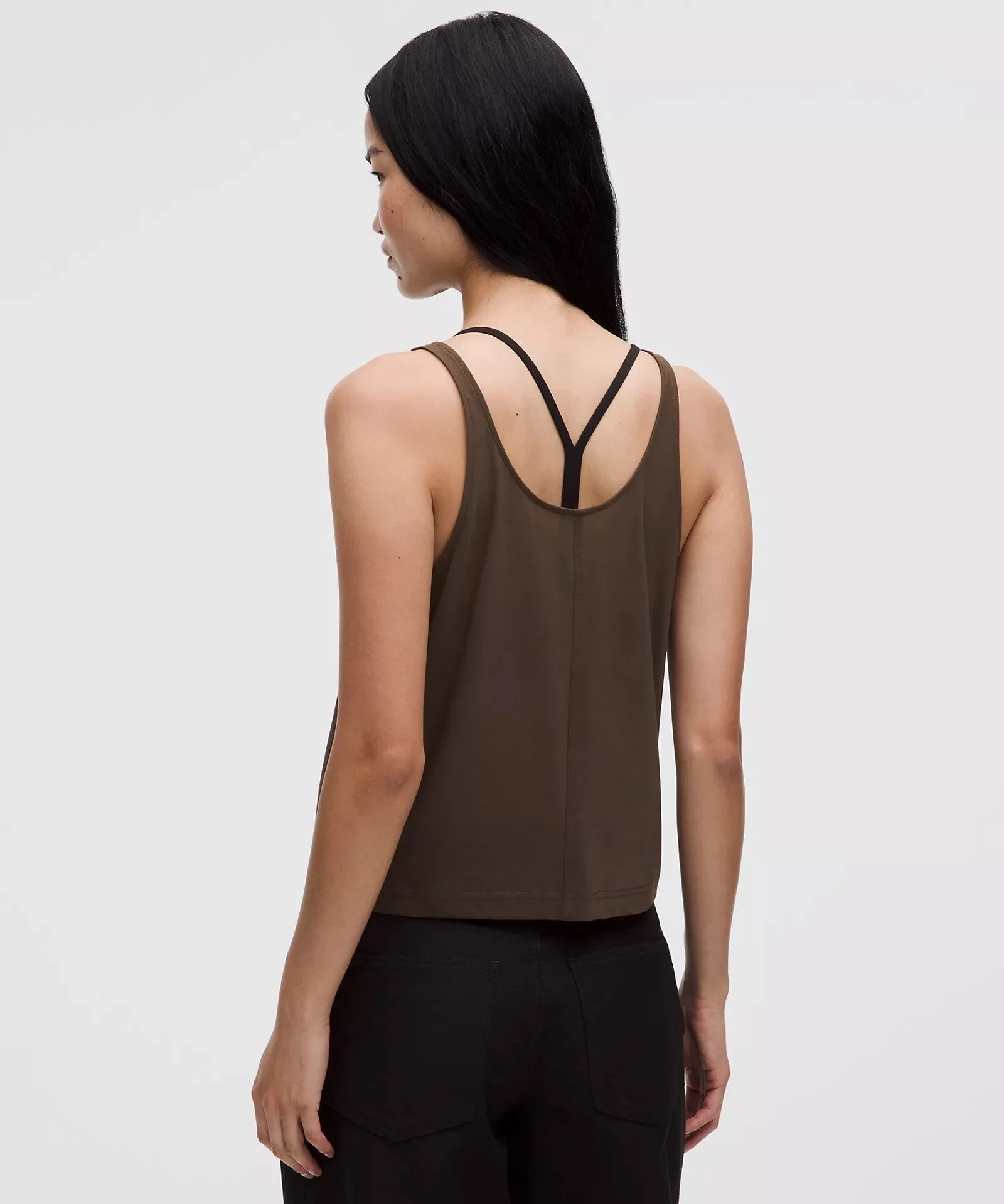 Stretch Mesh Relaxed-Fit Tank Top