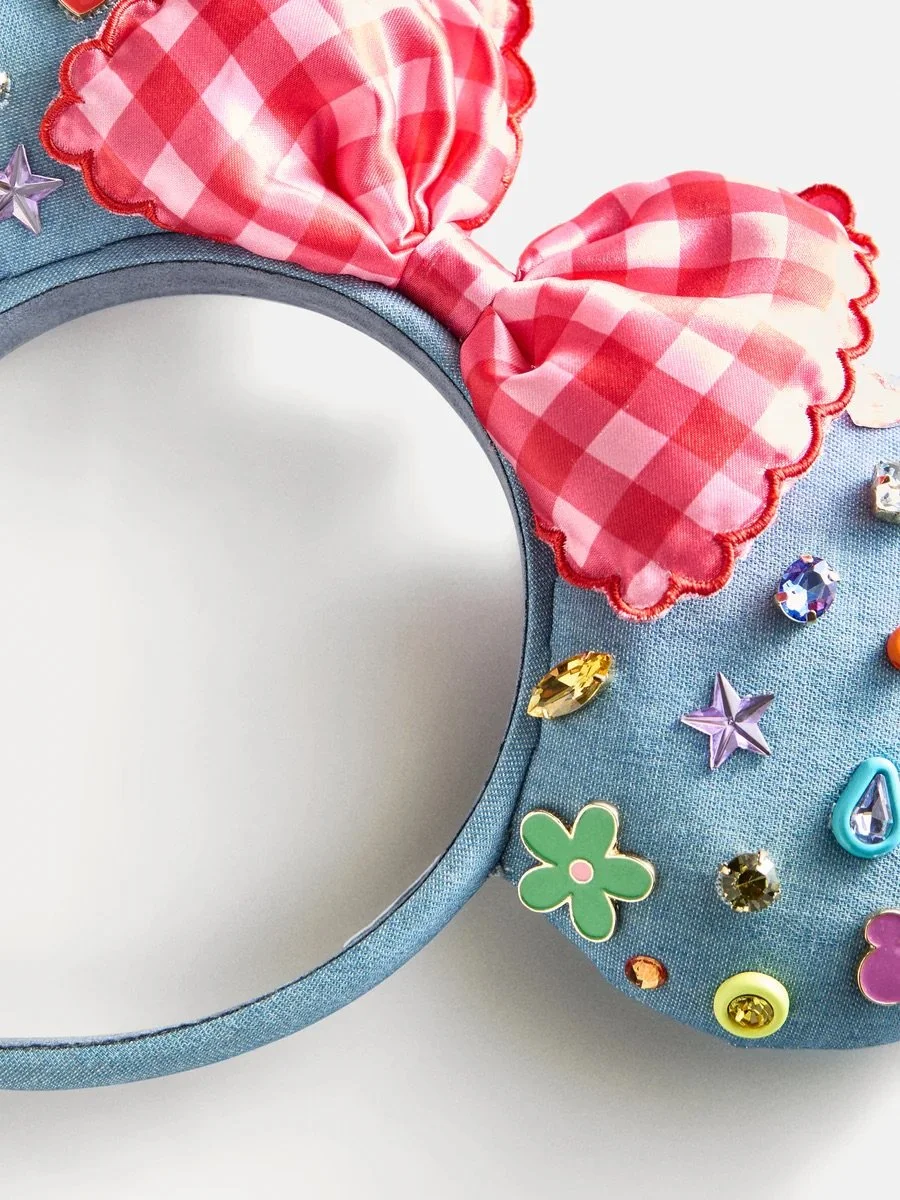 Minnie Mouse Denim Ears Headband