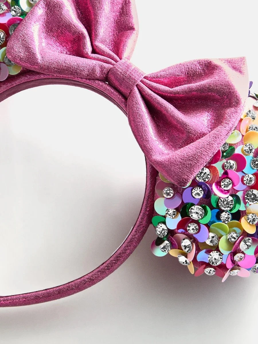 Minnie Mouse Sequin Ears Headband