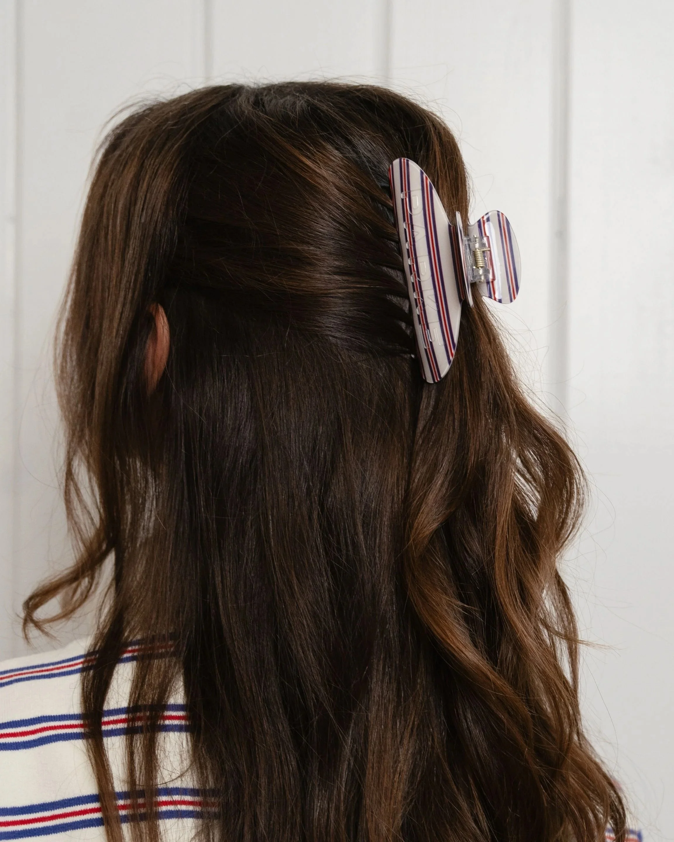 Claw Clip - Anchor Stripe