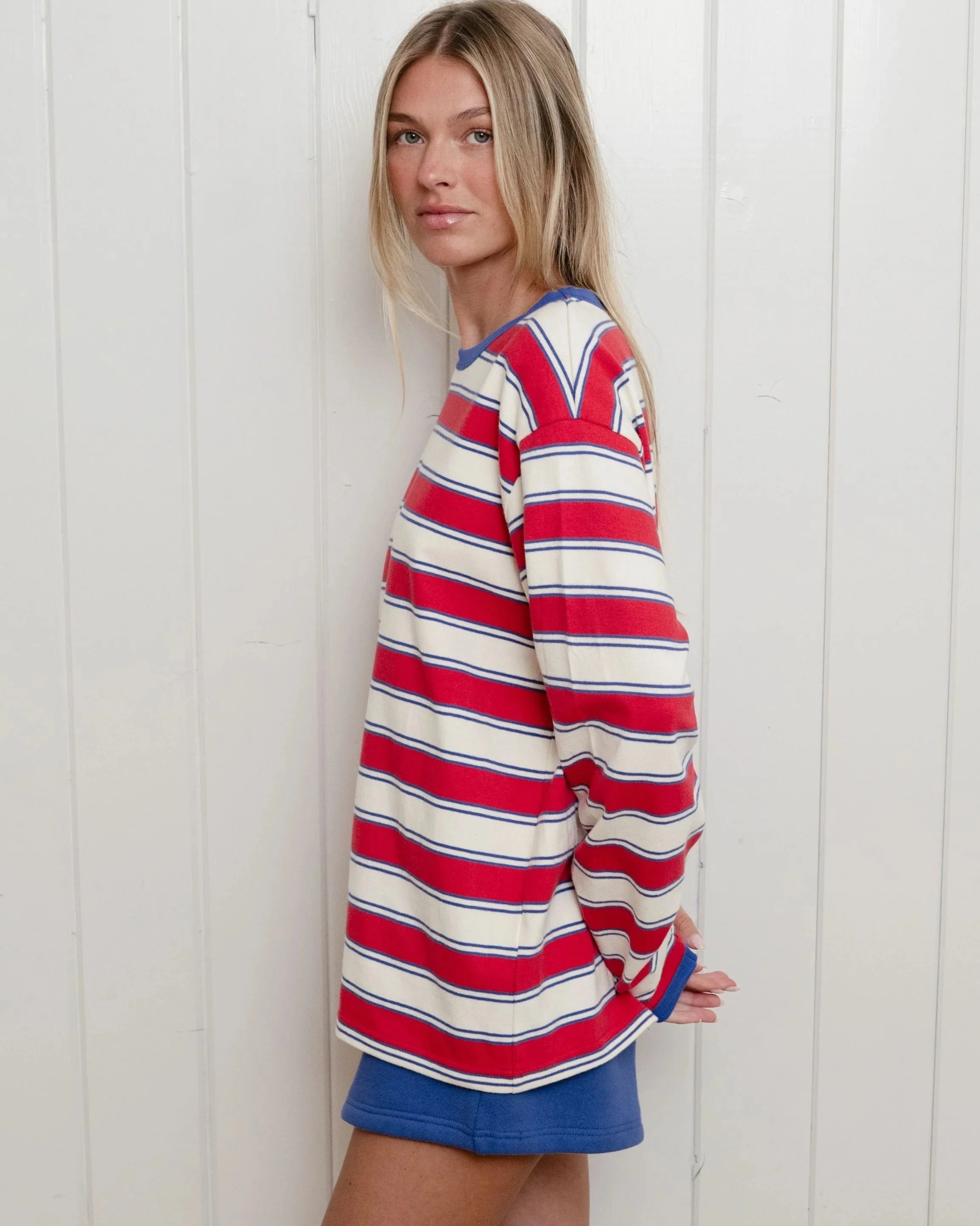 Long Sleeve Shirt - Lighthouse Stripe