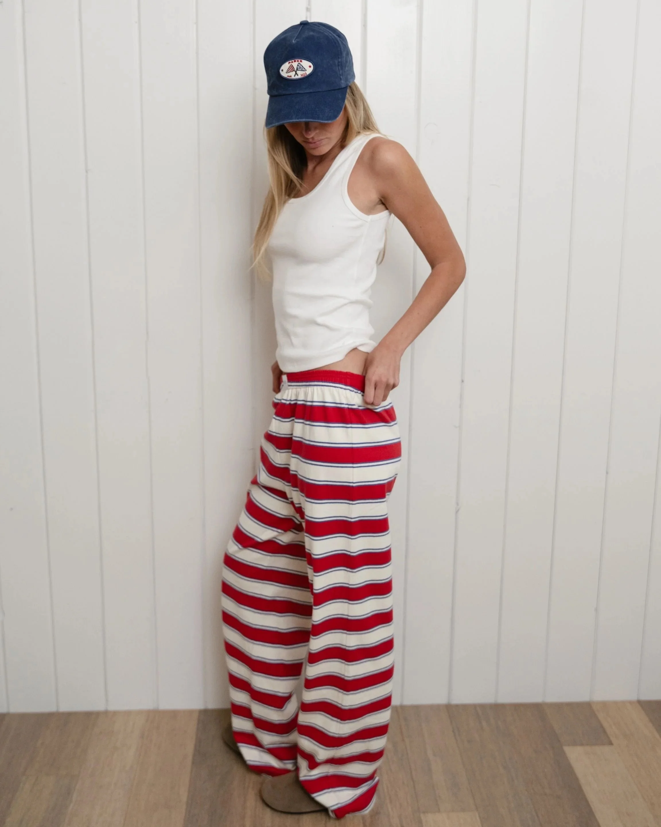 Cotton Boxer Pants - Lighthouse Stripe