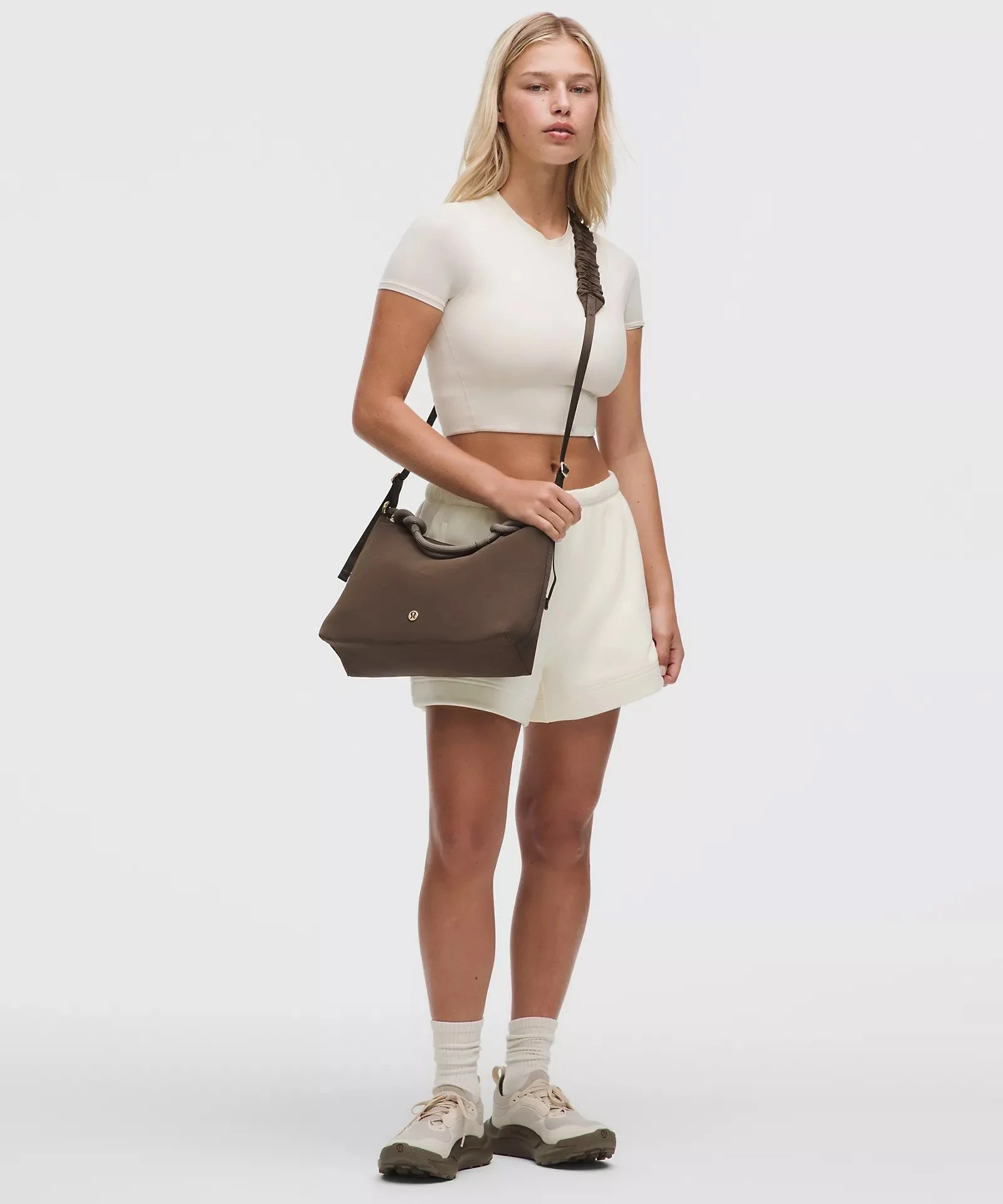 Convertible Ruched Crossbody Bag 6.5L