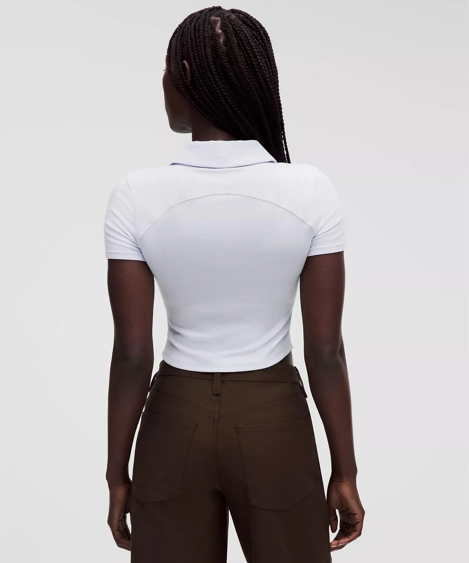 Button-Up Collared Short-Sleeve Shirt