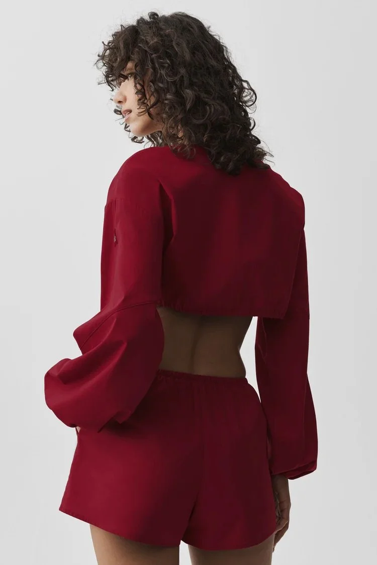 Cotton Cropped Real Deal Long Sleeve