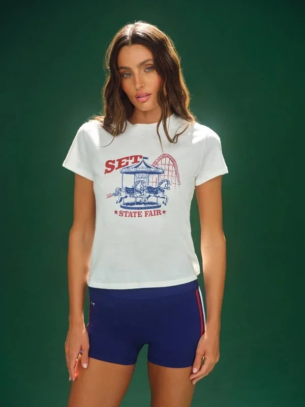 Classic Cotton Daily Staple Carousel Tee