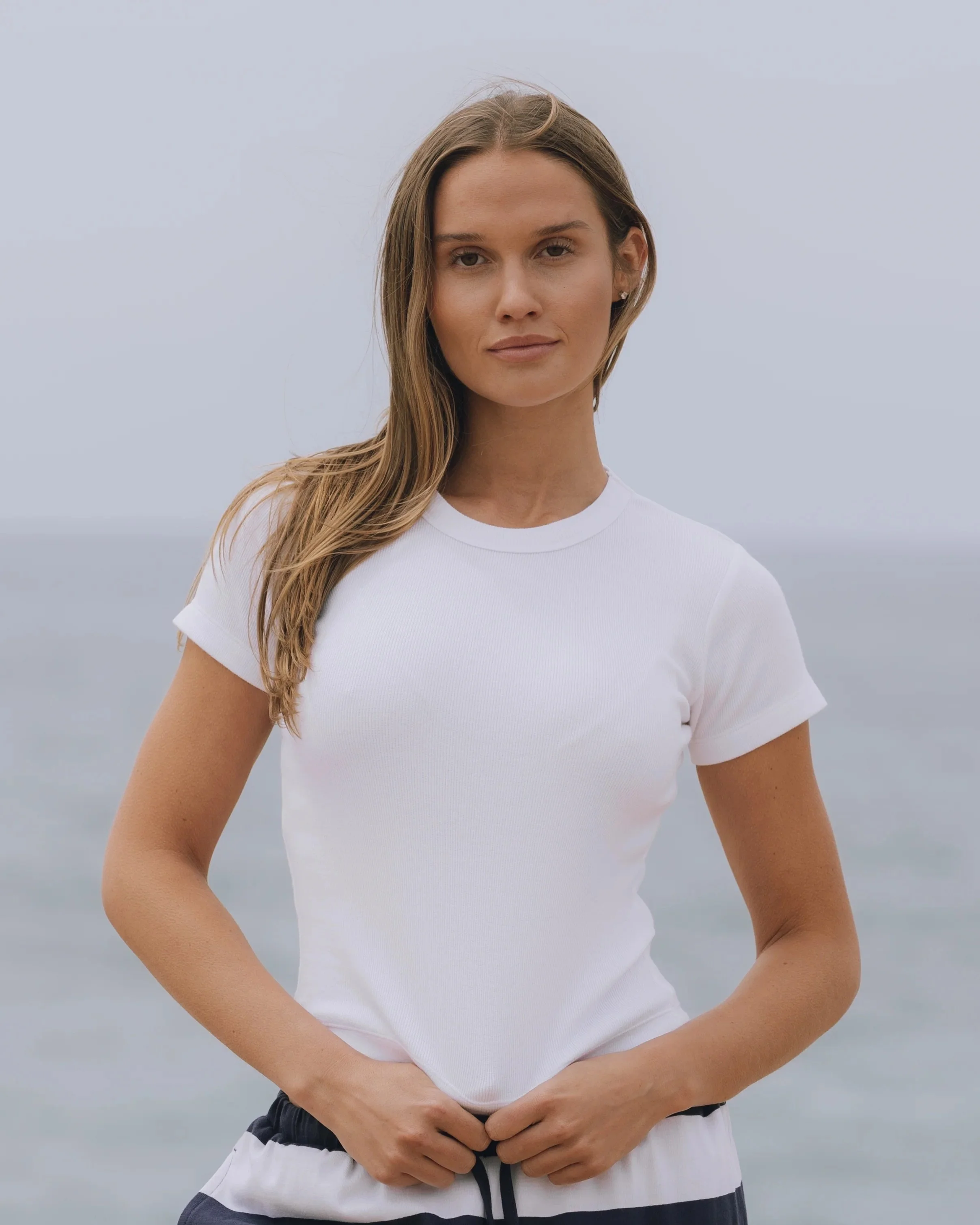 Ribbed Baby Tee