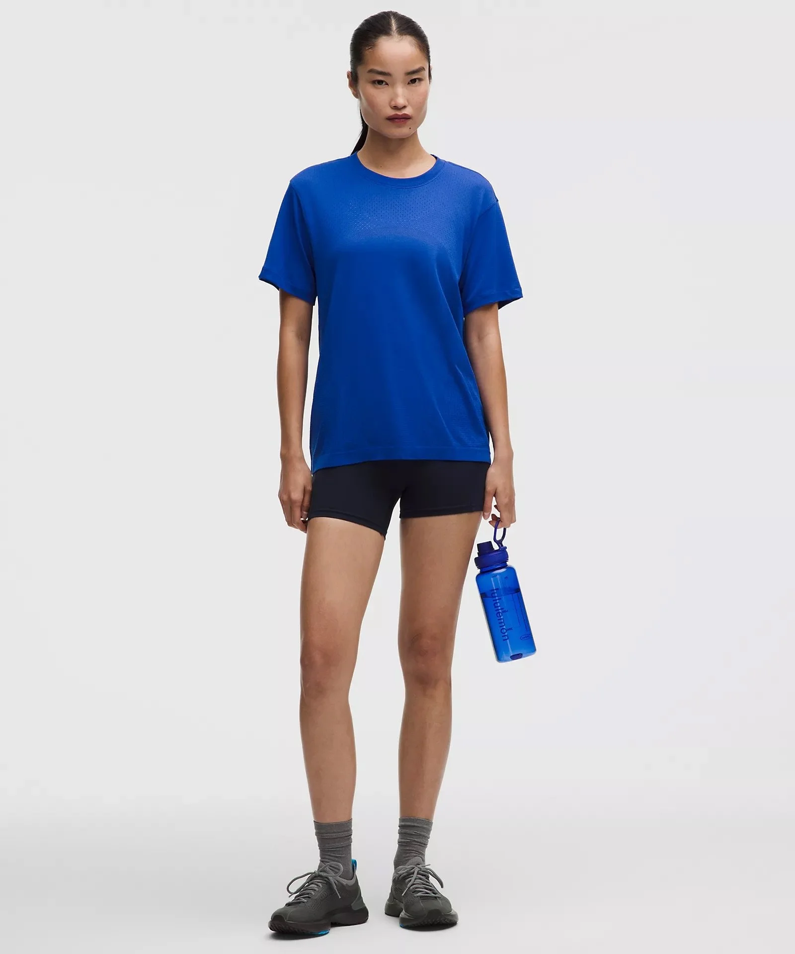 Swiftly Relaxed Short-Sleeve Shirt Hip Length Logo