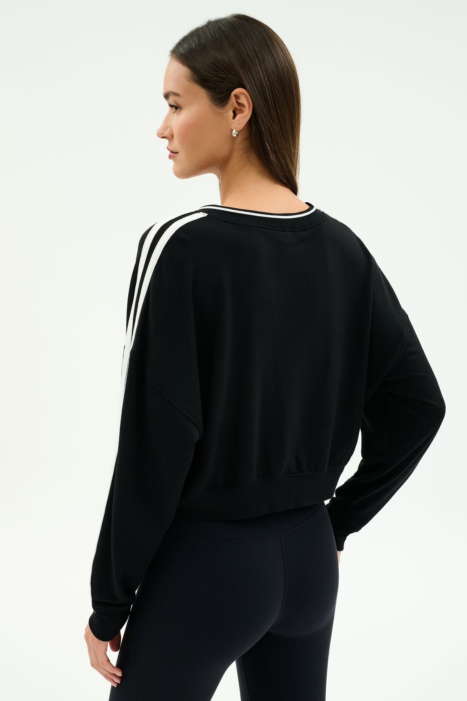 Ellie Fleece V Neck Sweatshirt