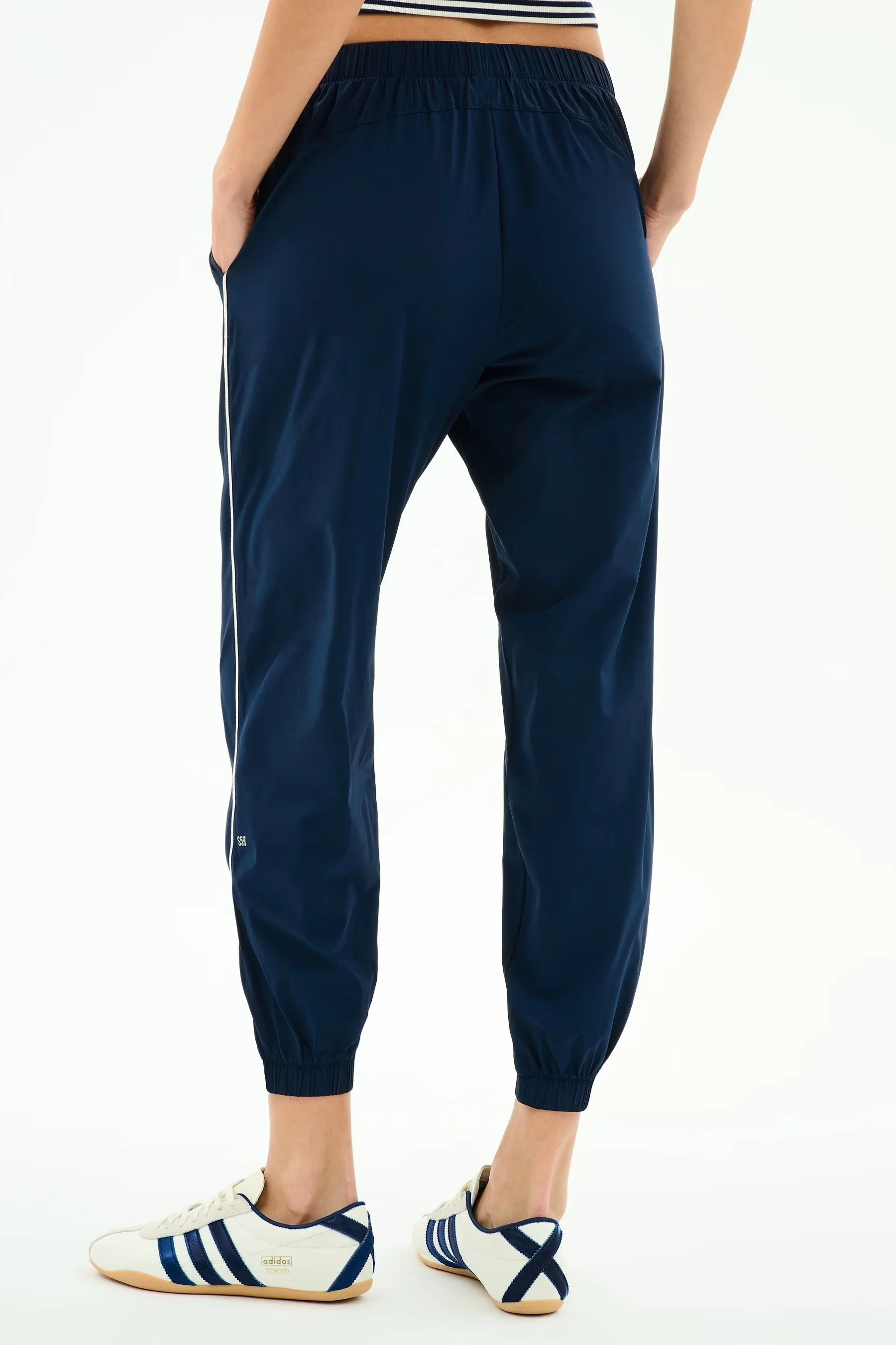 Megan Woven Nylon Jogger