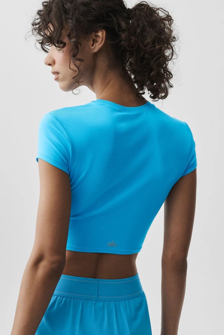Alosoft Crop Finesse Short Sleeve