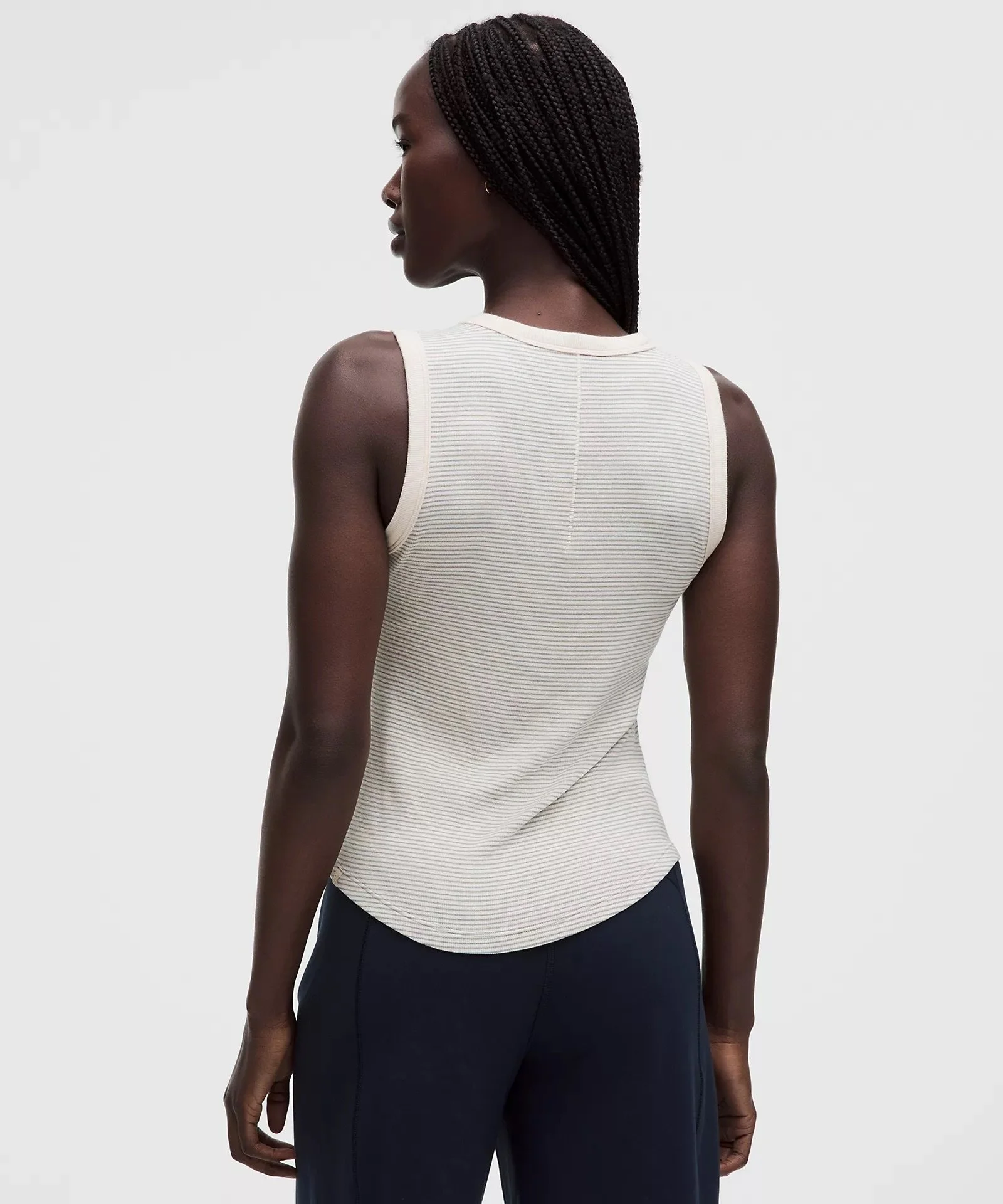 Hold Tight Crewneck Tank Top Waist Length