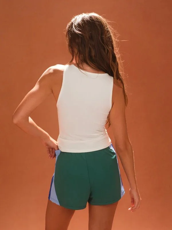 Stretch Cotton Essential SET Scoop V Tank