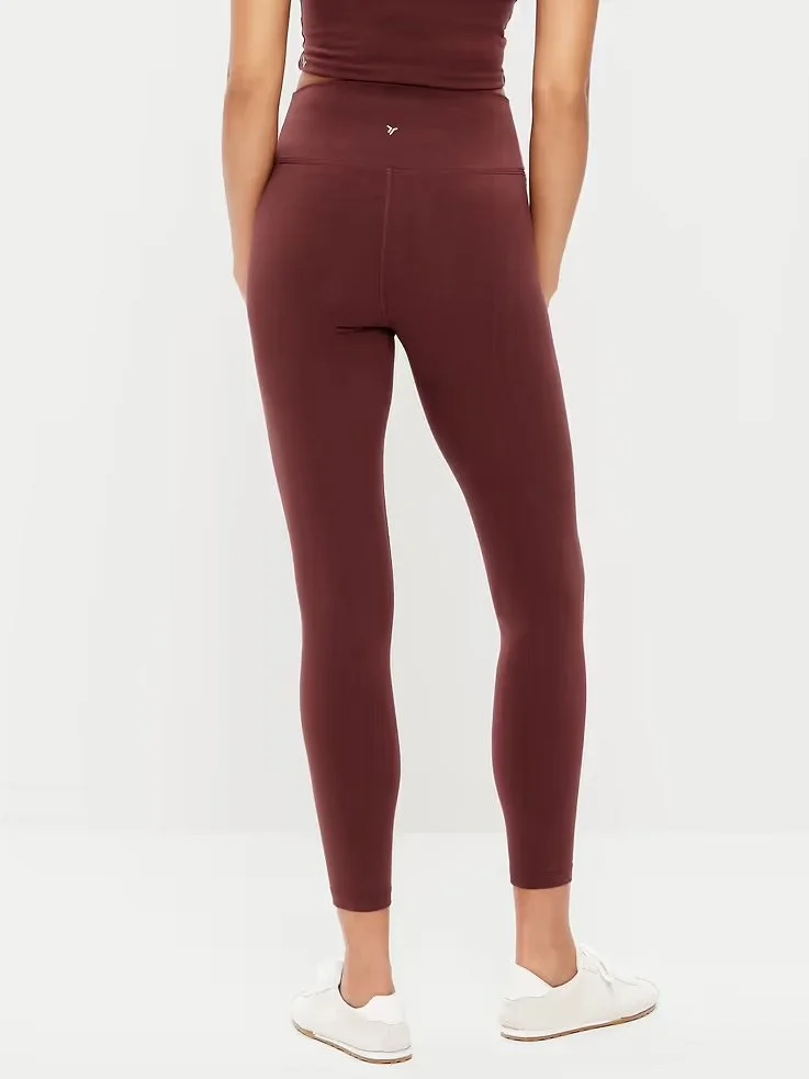 High-Waisted PowerChill 7/8 Cotton Leggings