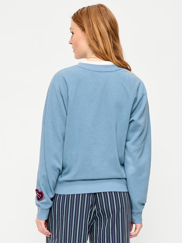 Oversized Raglan Sweatshirt