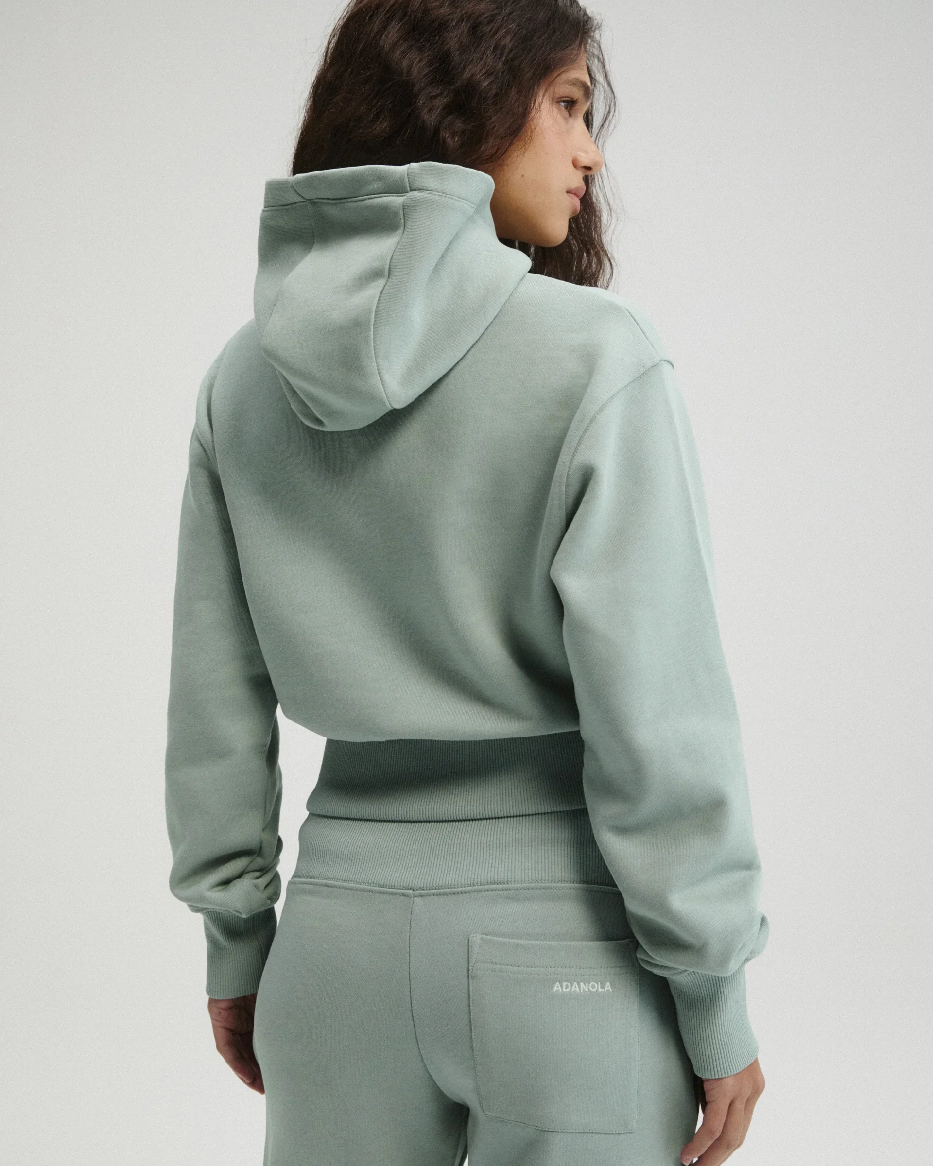 Cinch Hem Full Zip Hoodie