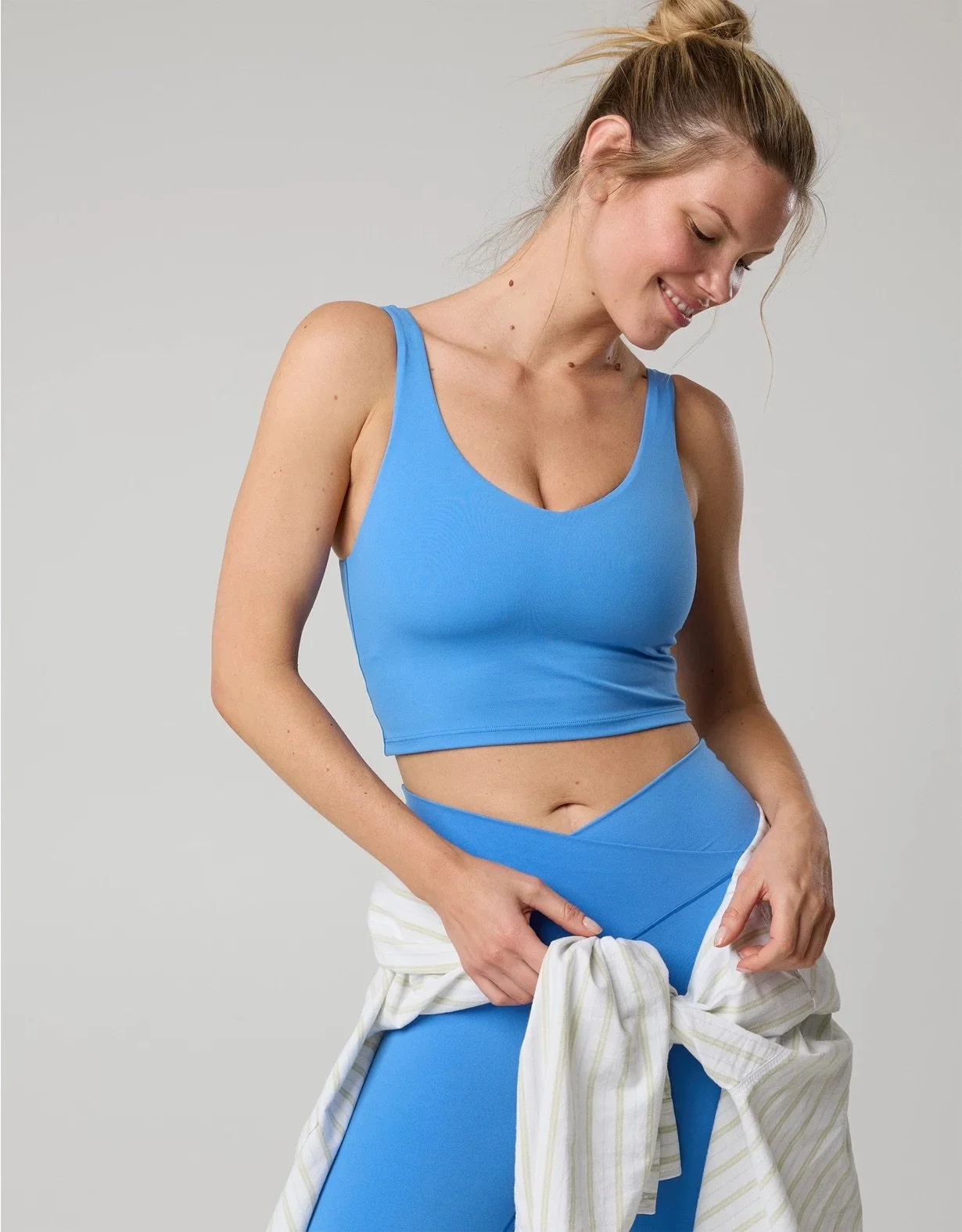 OFFLINE By Aerie Real Me Low Key Longline Sports Bra