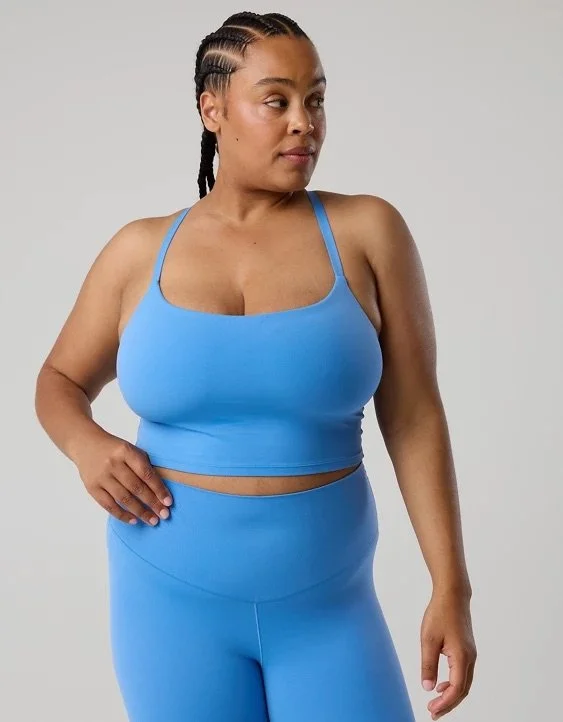 OFFLINE By Aerie Real Me Xtra Strappy Longline Sports Bra
