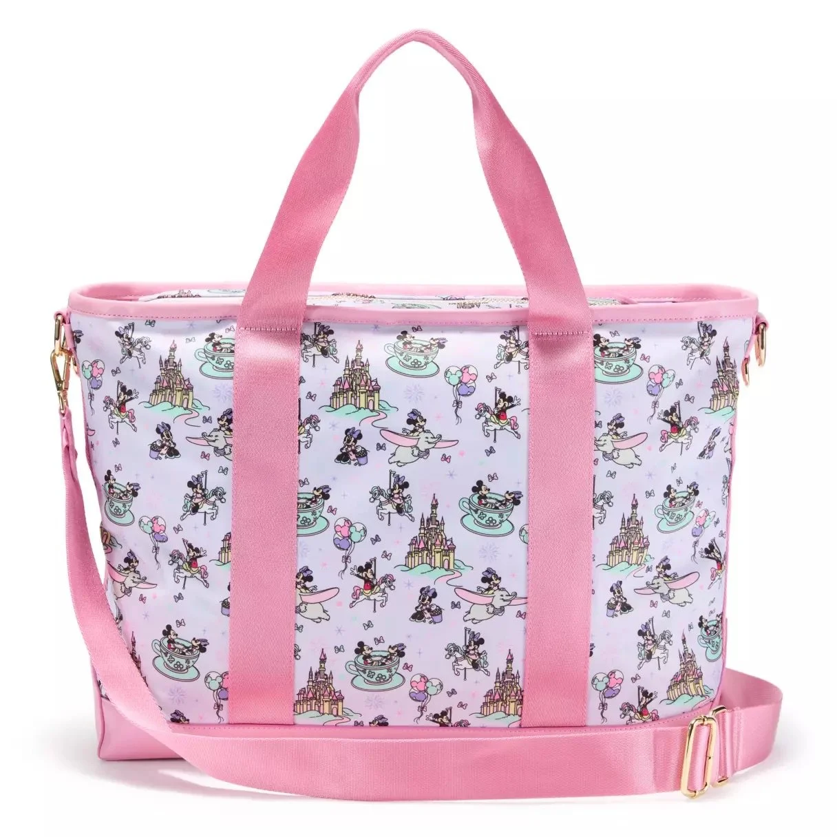 Mickey and Minnie Mouse in the Parks Weekend Tote Bag