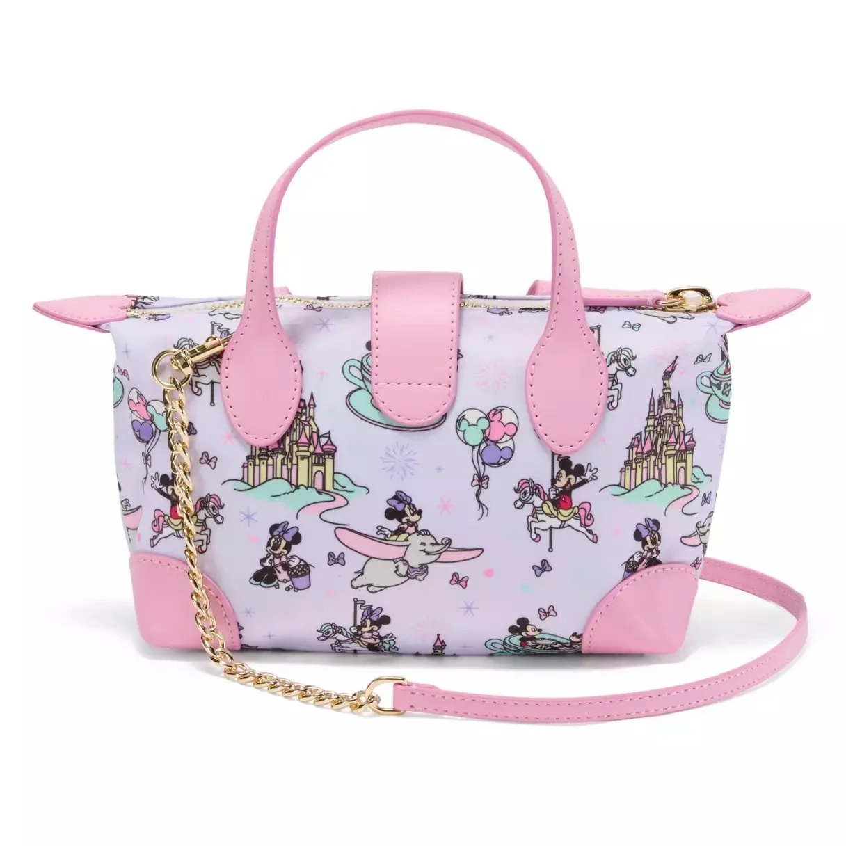 Mickey and Minnie Mouse in the Parks Mini Pouchette Bag