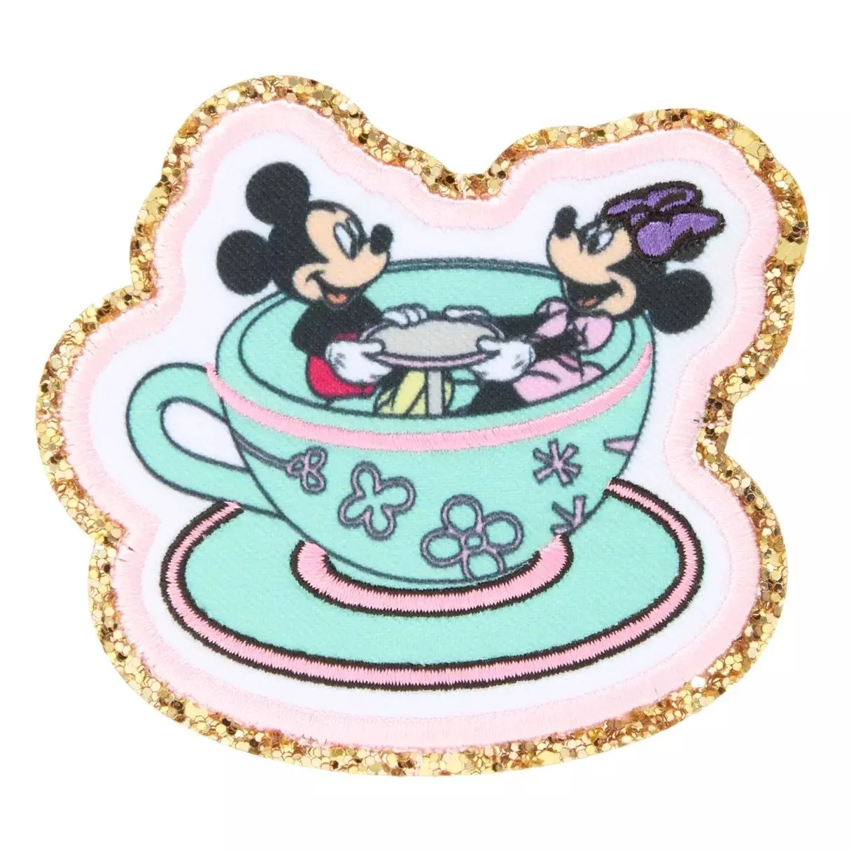 Mickey and Minnie Mouse Mad Tea Party Patch