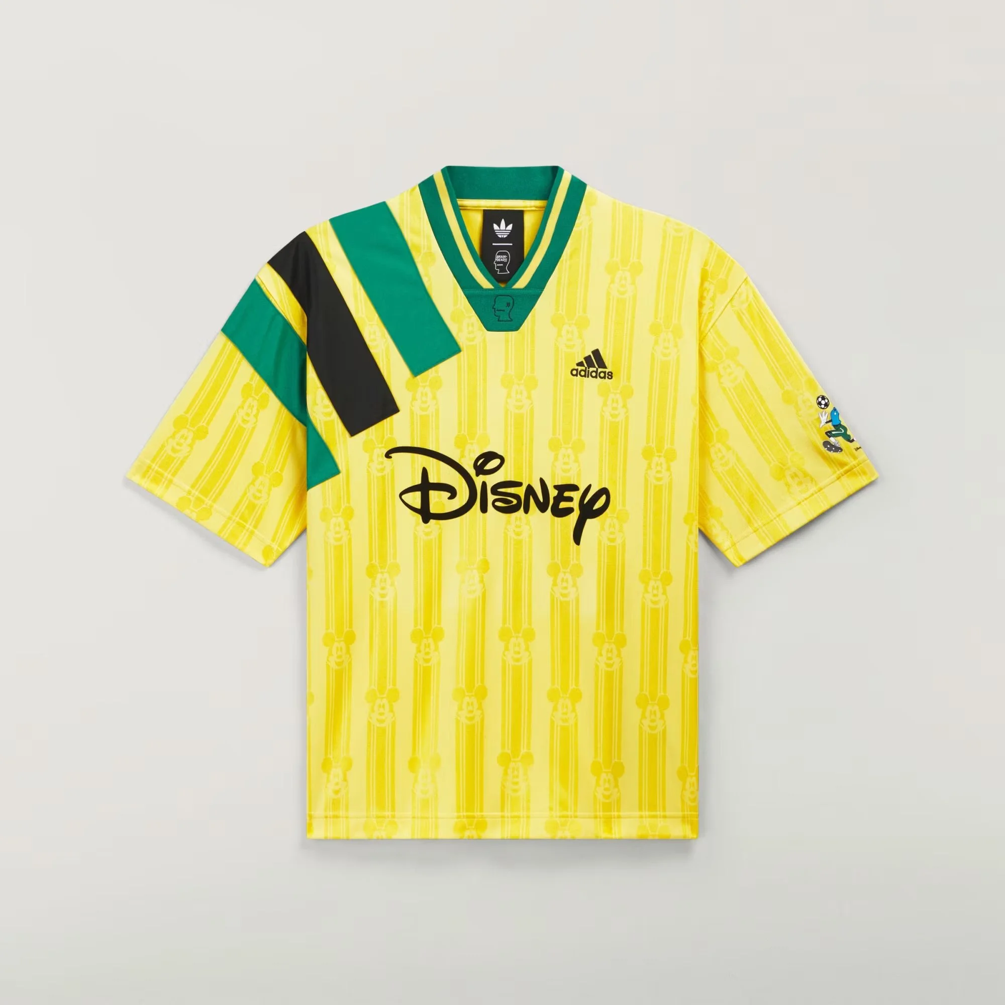 Adidas x Brain Dead Disney Soccer Jersey - Bold Gold