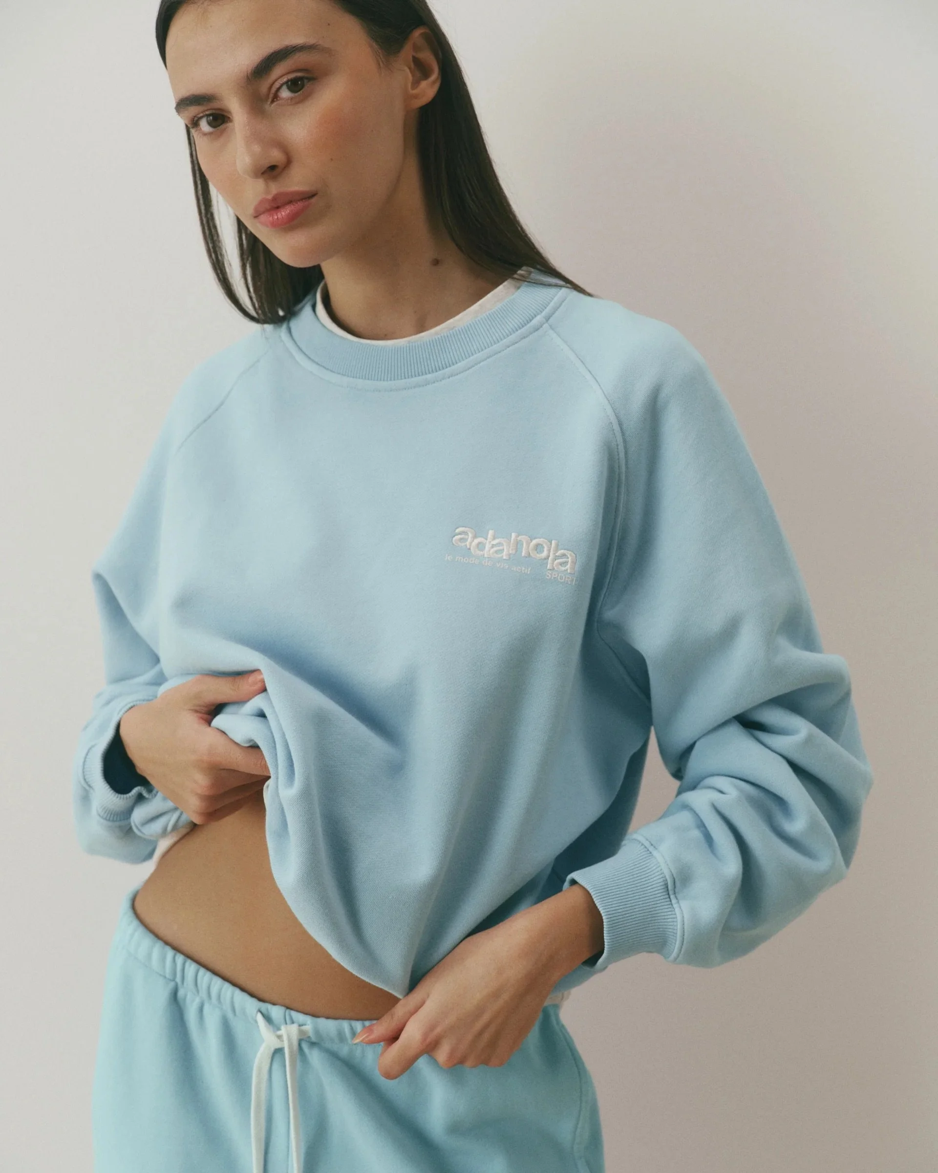 Le Mode De Vie Washed Loose Fit Sweatshirt 
