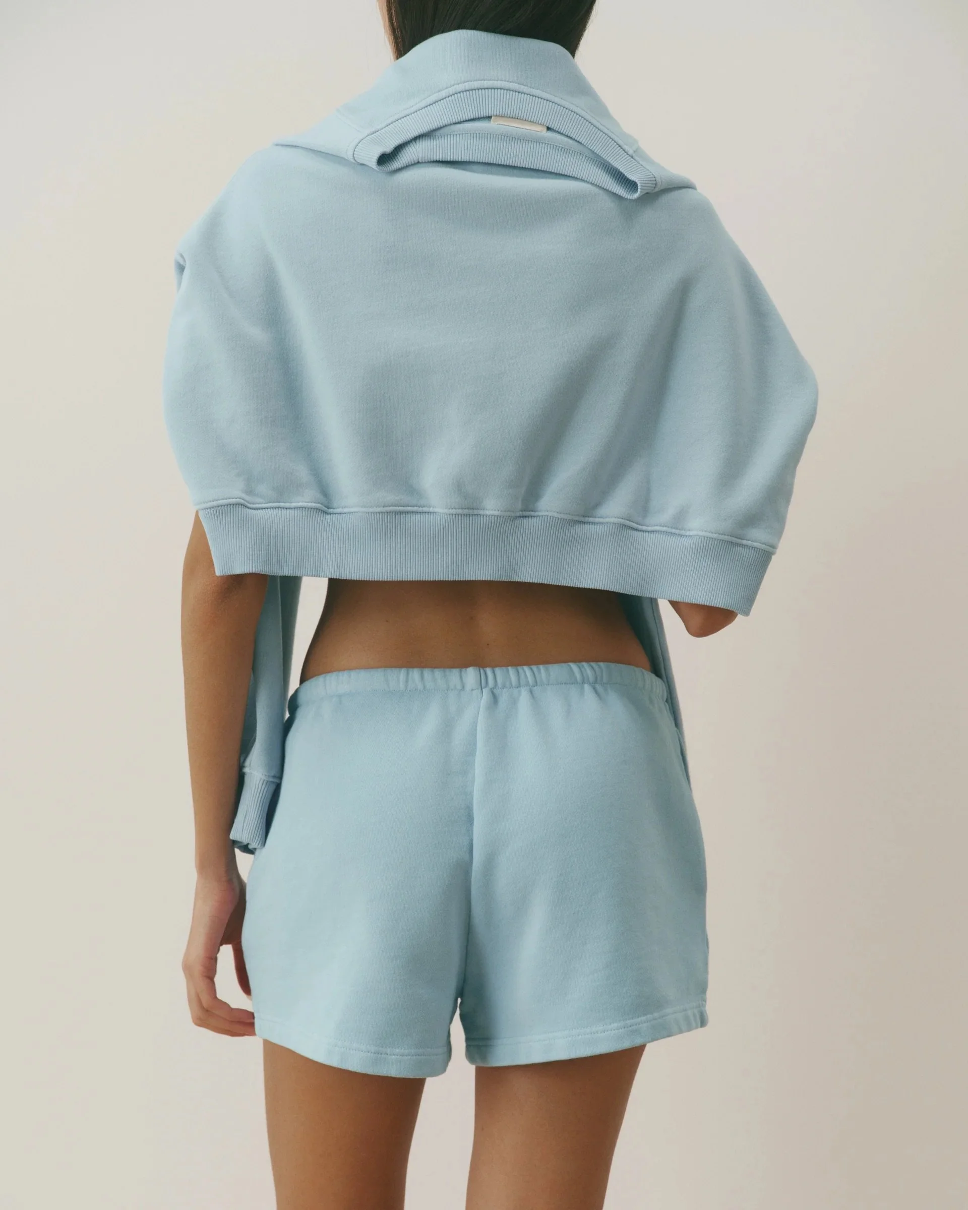 Le Mode De Vie Washed Cropped Shorts
