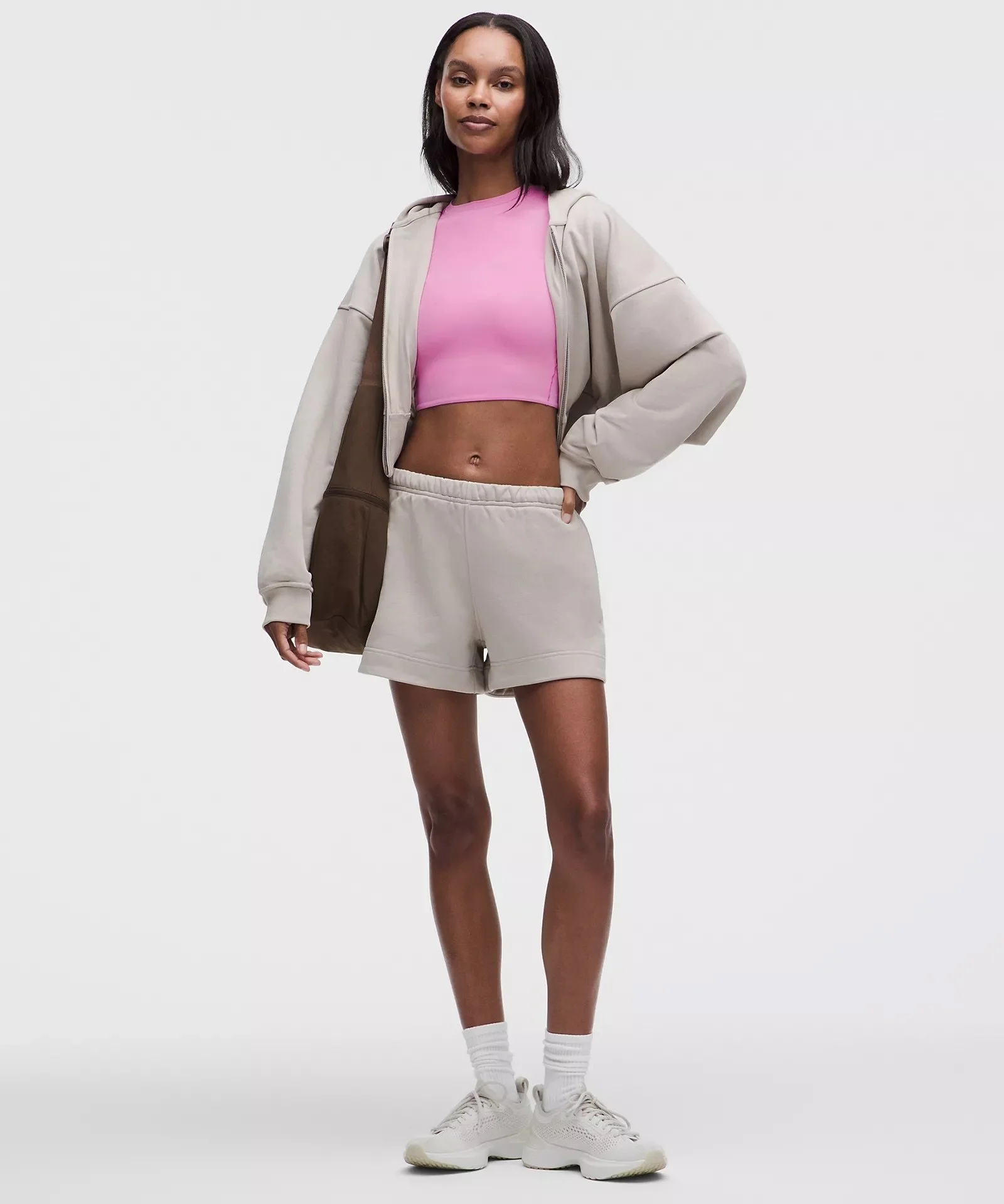 Wundermost Ultra-Soft Nulu Crewneck Cropped T-Shirt