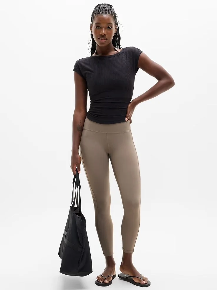 Salutation Pintuck High Rise 7/8 Legging