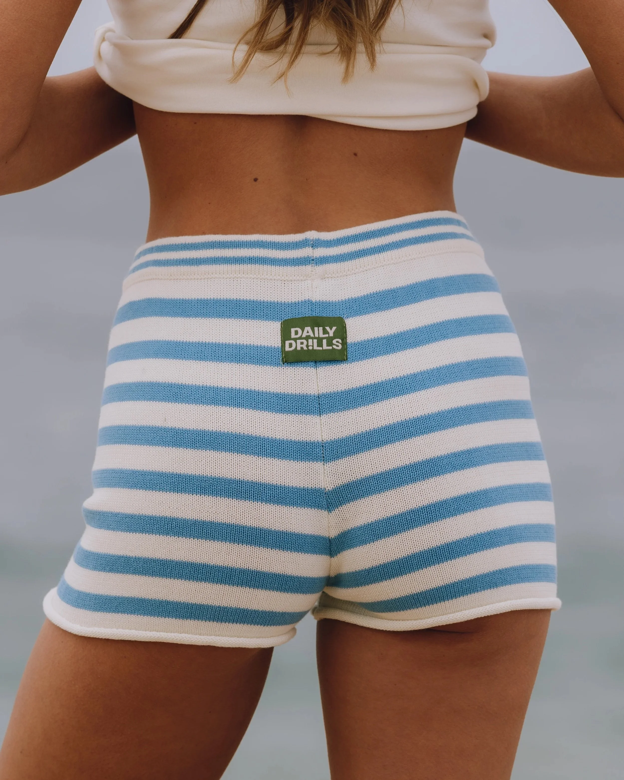 Beach Knit Mini Shorts