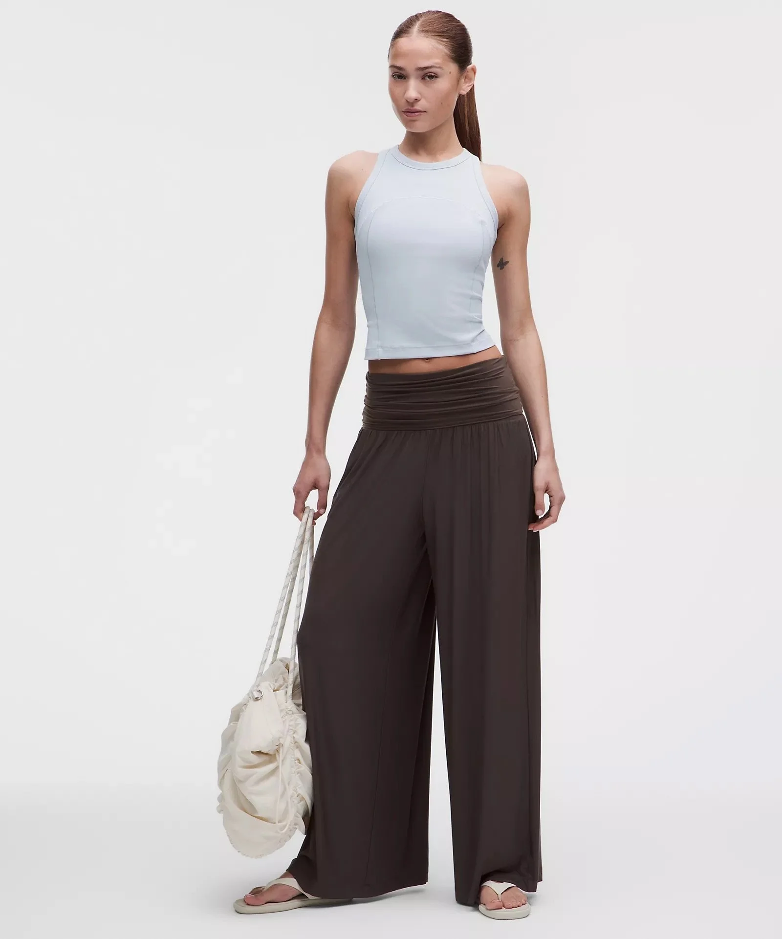 2-in-1 Wide-Leg Jumpsuit