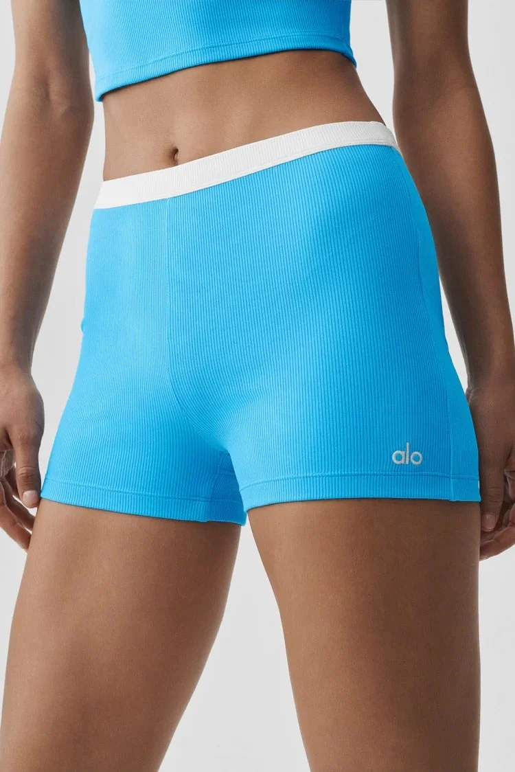 Goddess Ribbed High-Waist First Pick Short