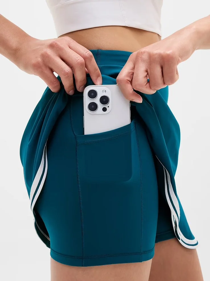 Crosscourt High Rise Tipped 14" Skort