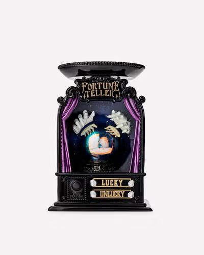 Light-Up Glow-in-the-Dark Fortune Telling Pedestal 3-Wick Candle Holder