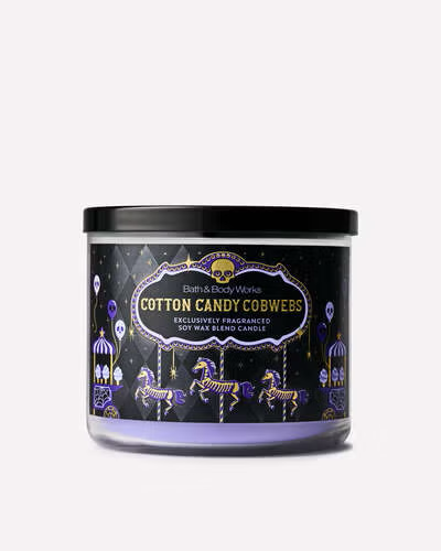 Cotton Candy Cobwebs 3-Wick Candle