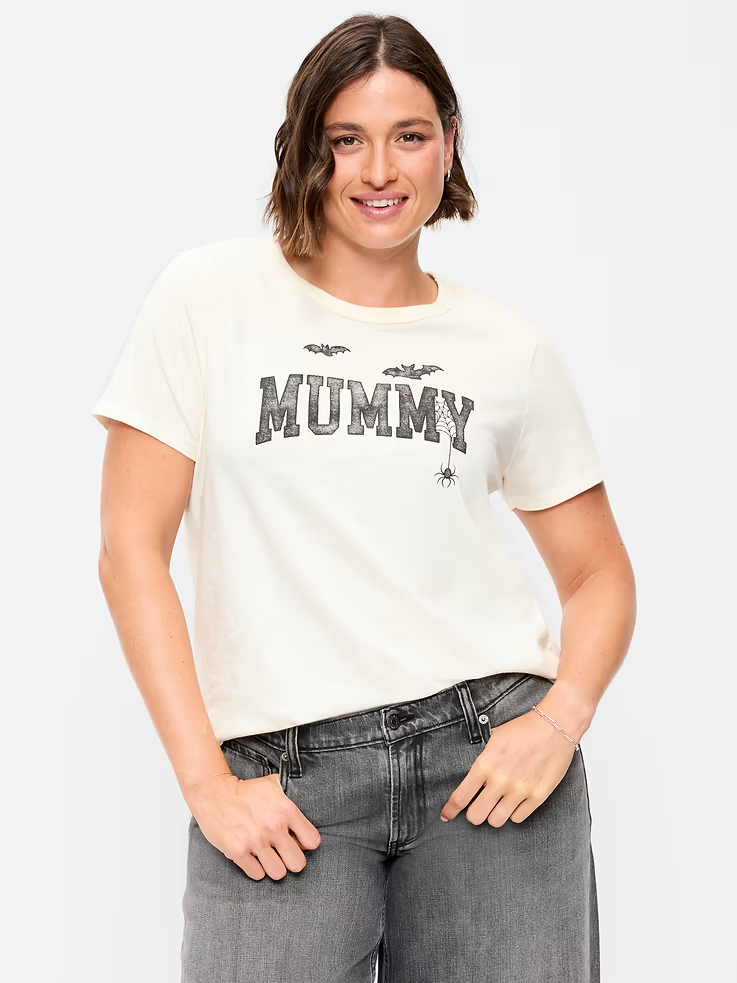 Mummy EveryWear Crew-Neck Graphic T-Shirt (Copy)