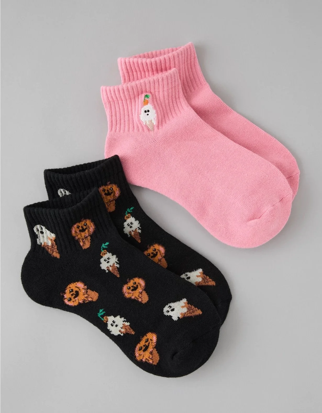AE Graphic Shortie Crew Socks 2-Pack