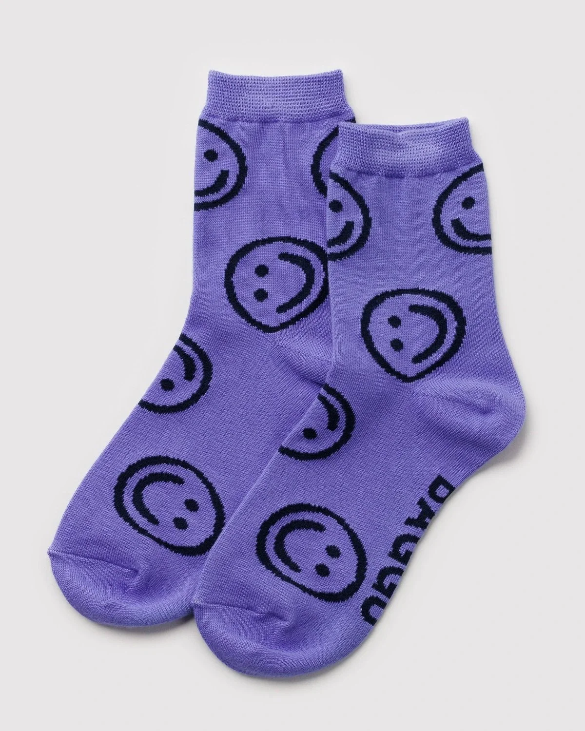 Crew Sock - Lavender Happy