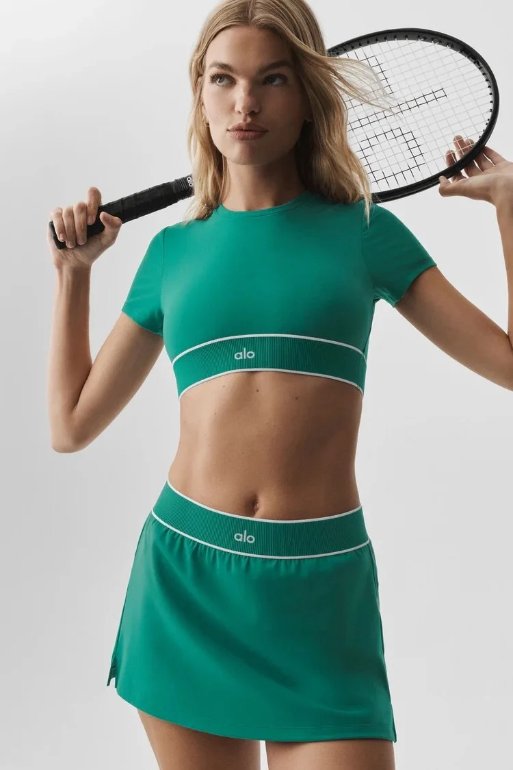 ALO Softsculpt Amp It Up Short Sleeve Bra