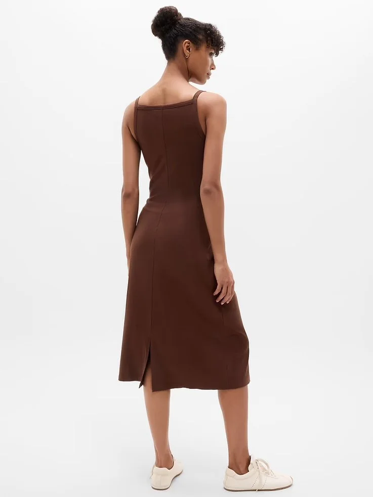 Signature Rib Apron Dress