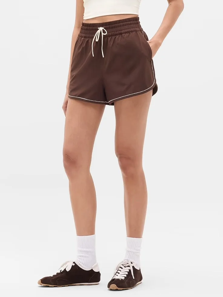 Weekender High Rise Picot 3" Run Short
