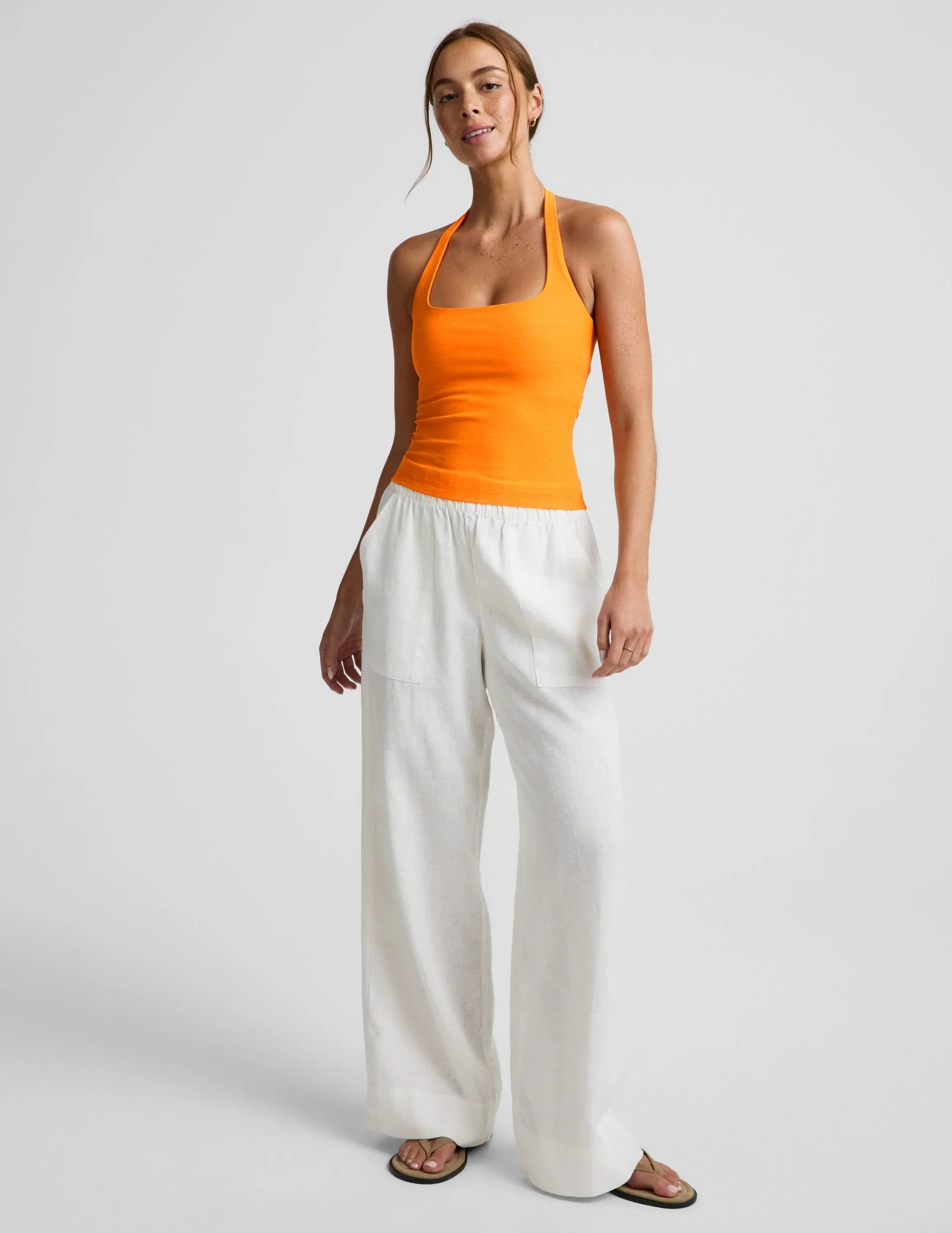 Spacedye Square Halter Tank