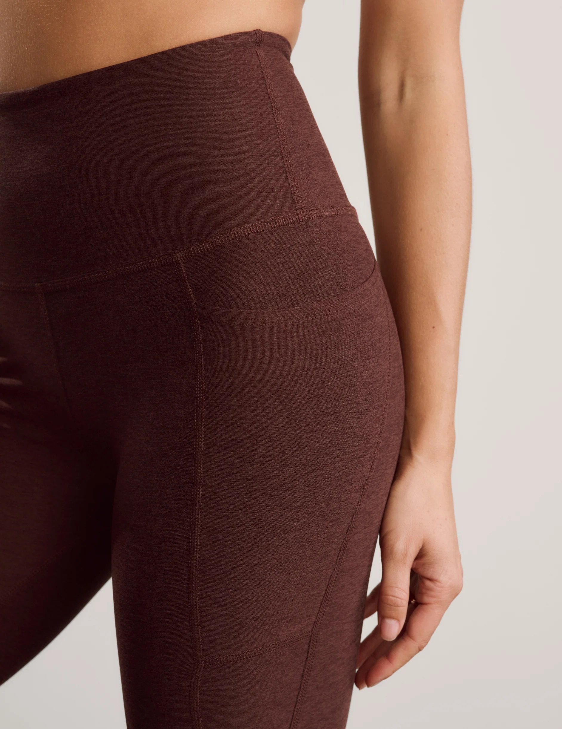 Spacedye Out Of Pocket High Waisted Capri Legging 20.5"