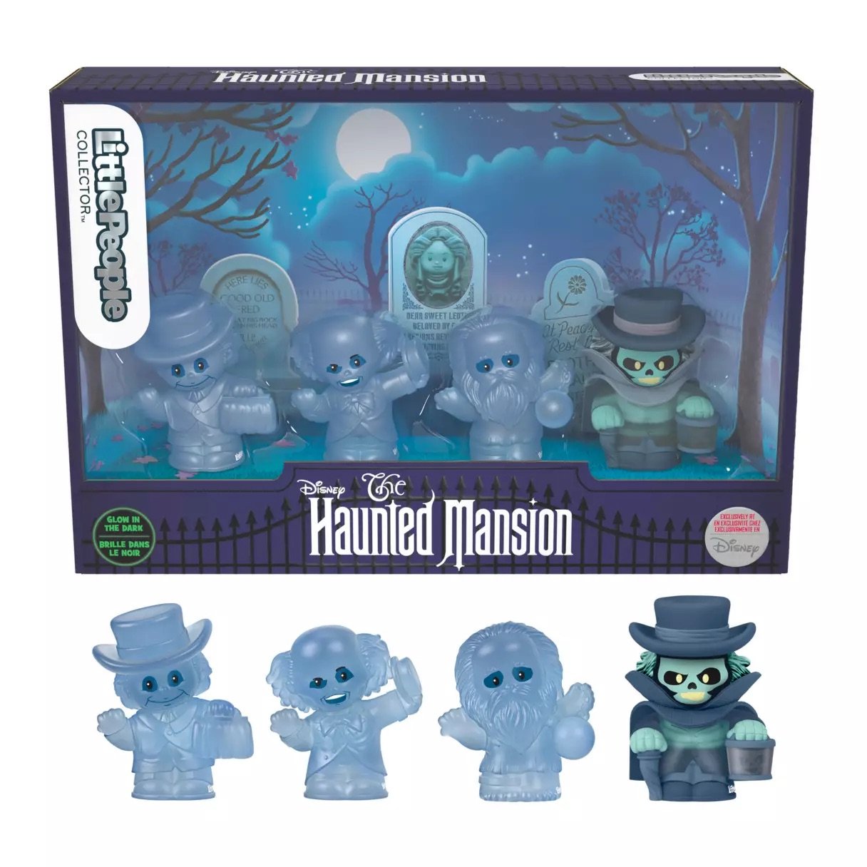 The Haunted Mansion GITD Fisher-Price Little People Collector Set