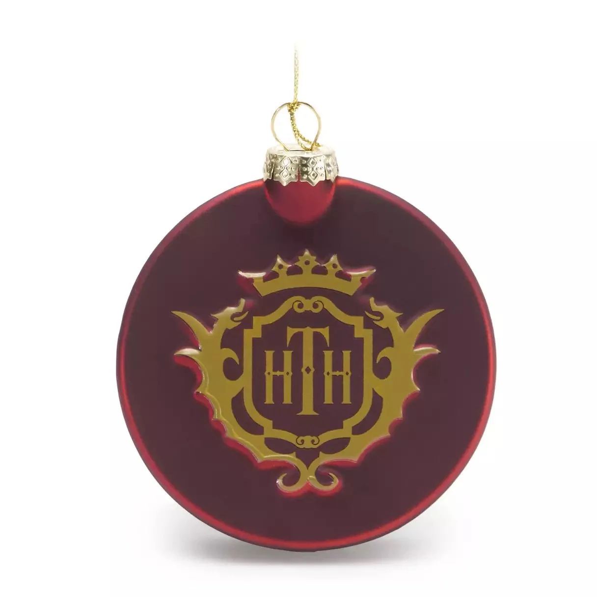 Hollywood Tower Hotel Bellhop Cap Glass Ornament