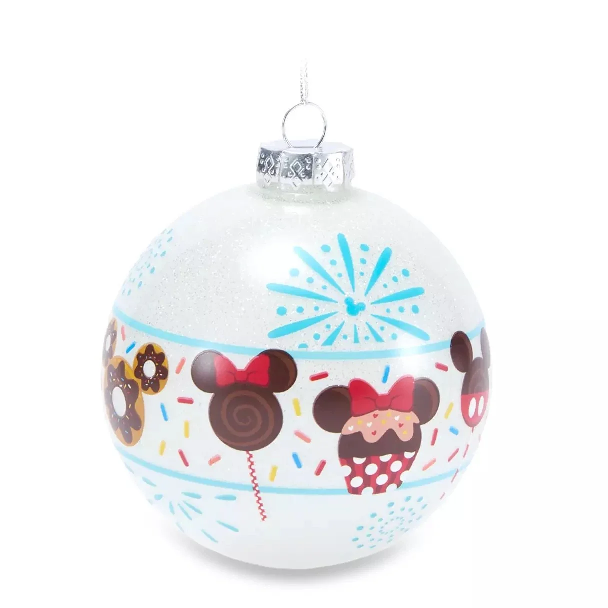 Mickey and Minnie Mouse Sweet Treats Ball Ornament