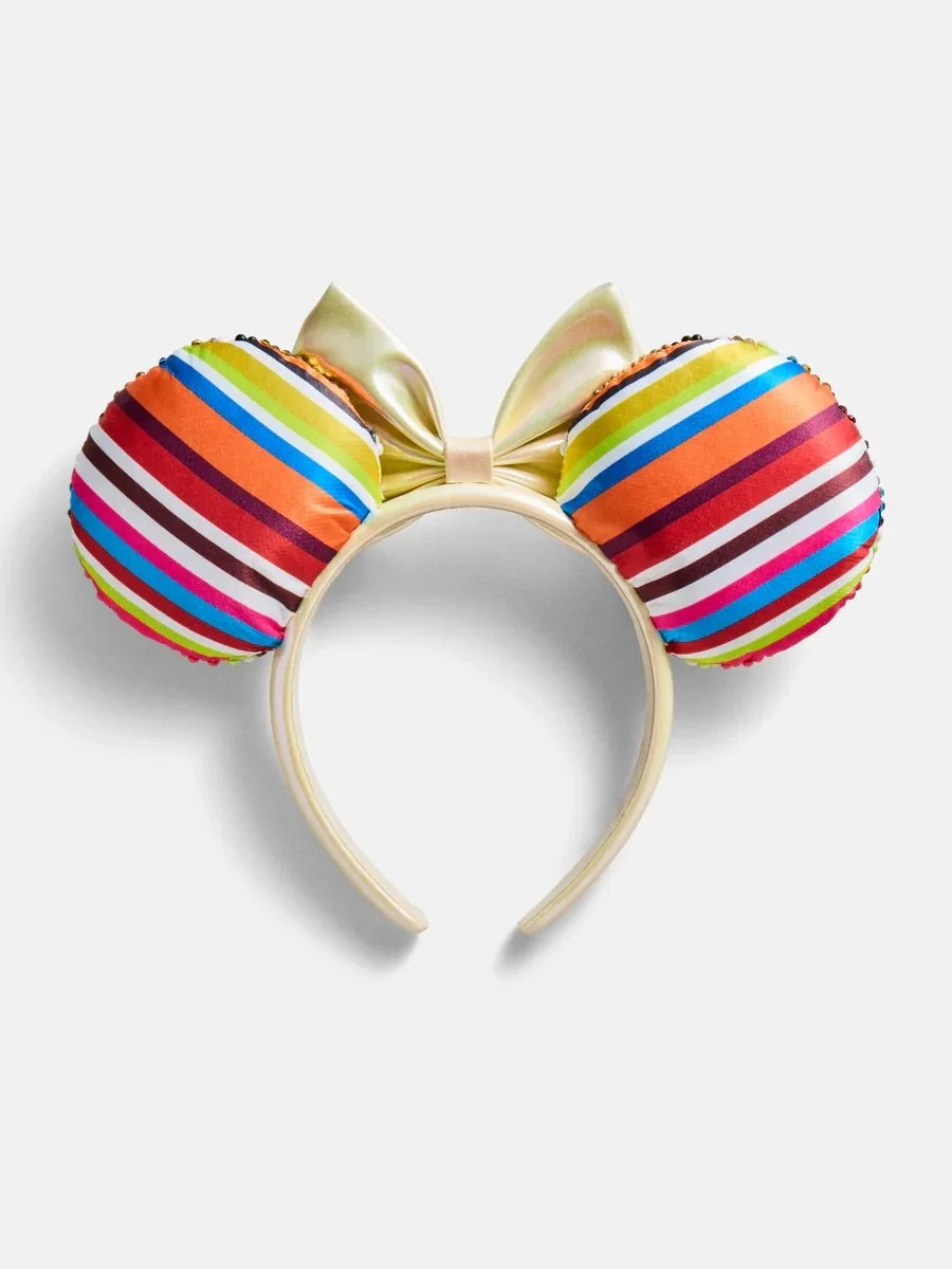 Minnie Mouse Striped Ears Headband